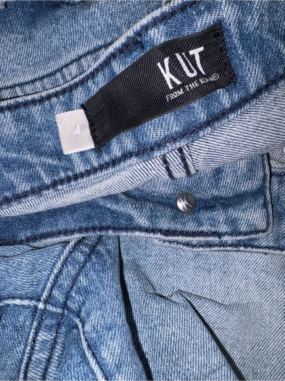 KUT from the Kloth High Rise Denim Shorts